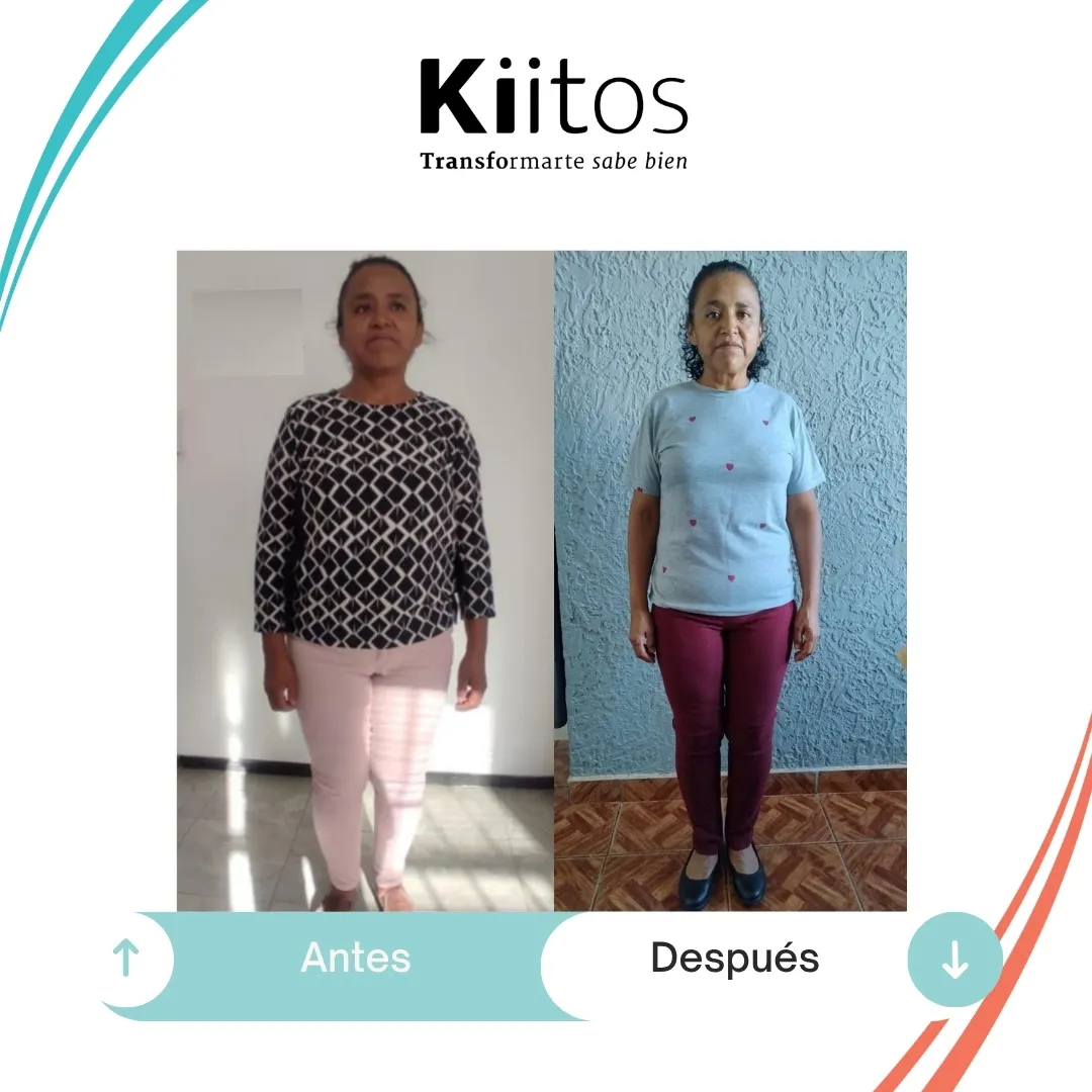Transformación de paciente Kiitos 50